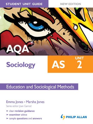 cover image of AQA AS Sociology Student Unit Guide New Edition